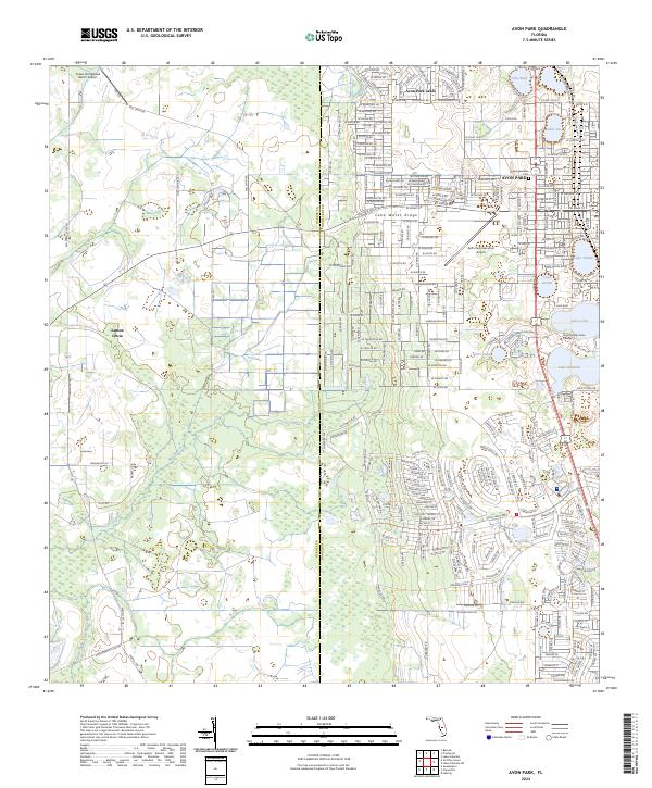 Avon Park topographic map thumbnail