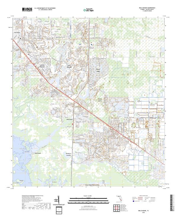 Belle Meade topographic map thumbnail