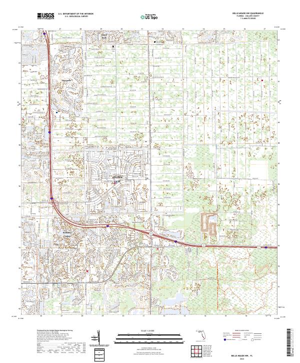 Belle Meade NW topographic map thumbnail