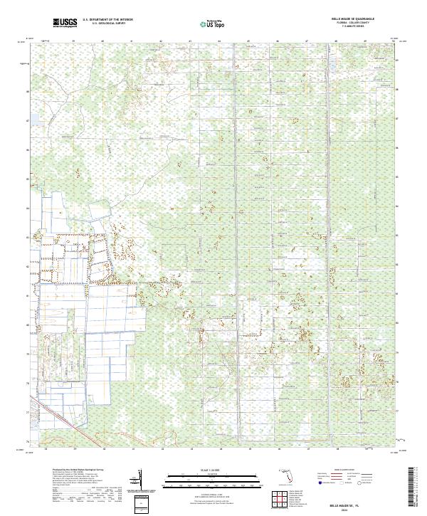 Belle Meade SE topographic map thumbnail