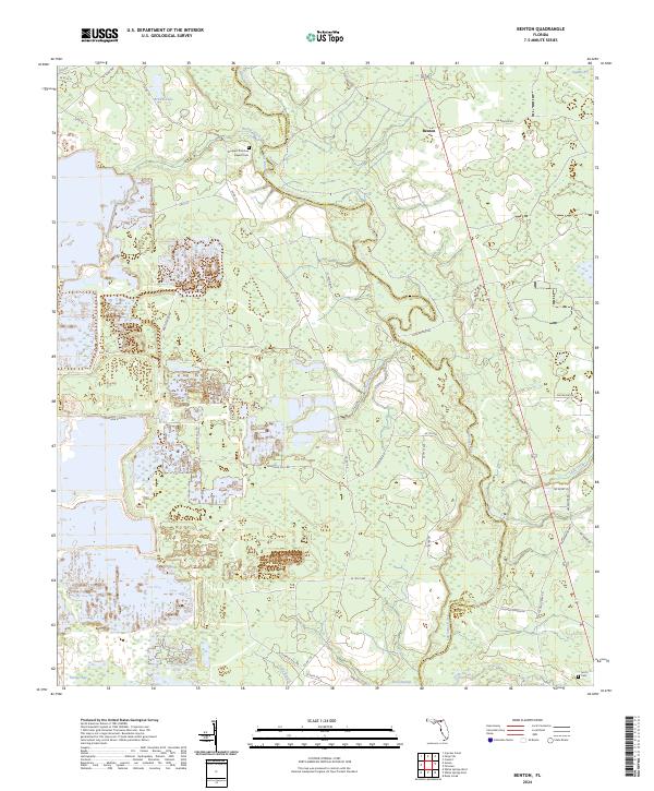 Benton topographic map thumbnail