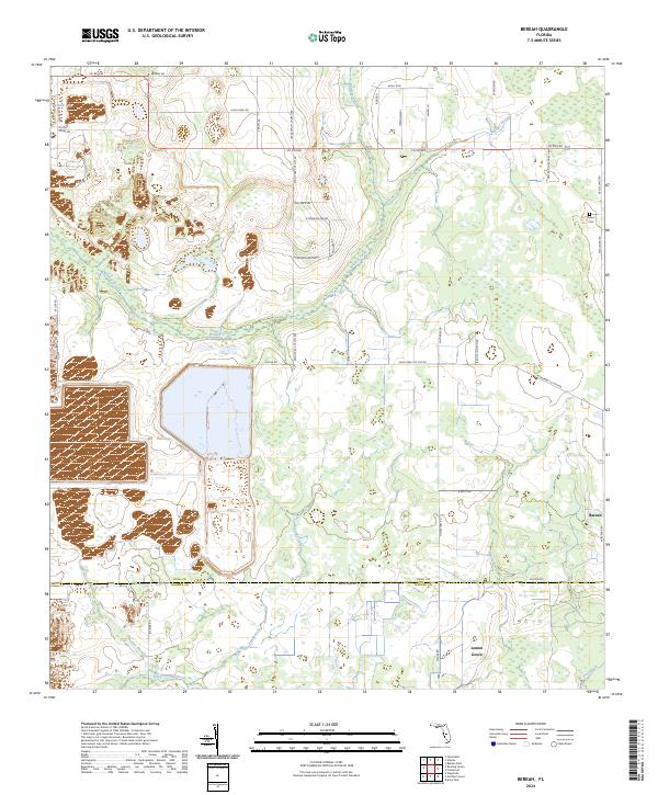 Bereah topographic map thumbnail