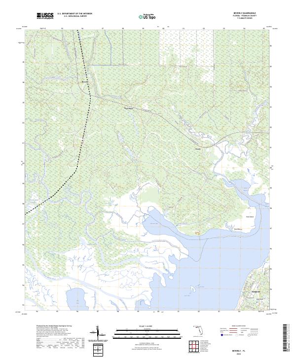 Beverly topographic map thumbnail