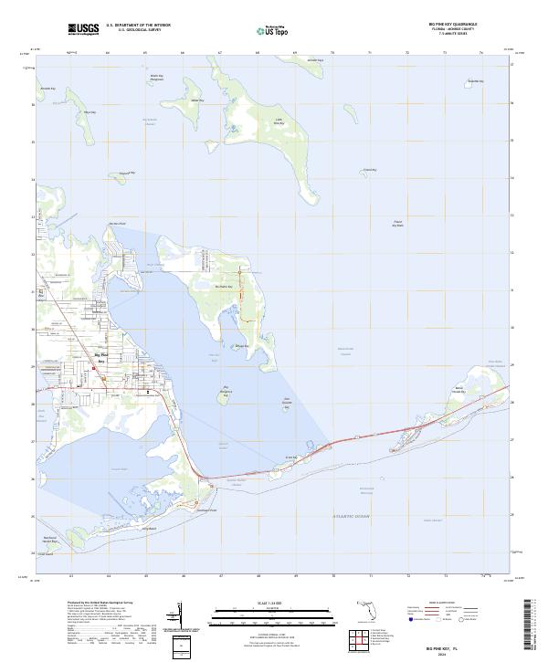 Big Pine Key topographic map thumbnail