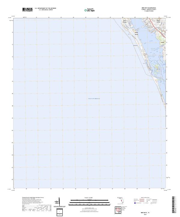 Bird Keys 2024 topographic map thumbnail