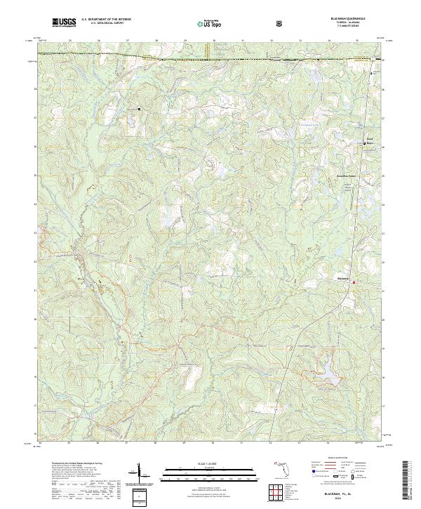 Blackman topographic map thumbnail