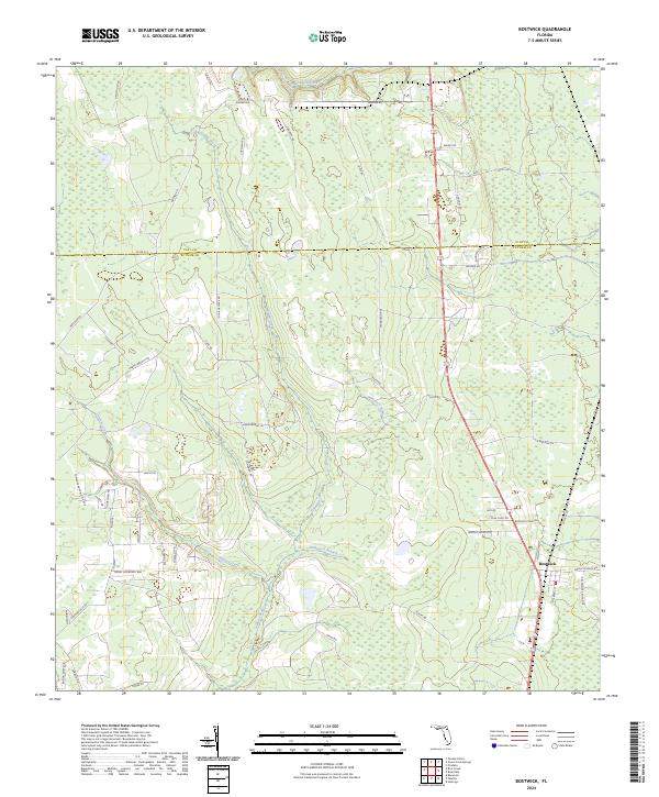 Bostwick topographic map thumbnail