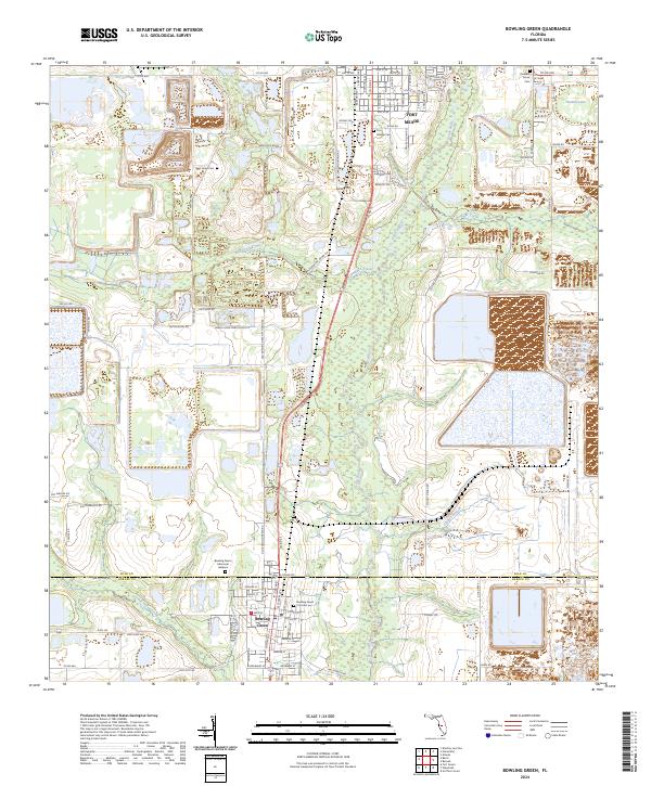 Bowling Green topographic map thumbnail