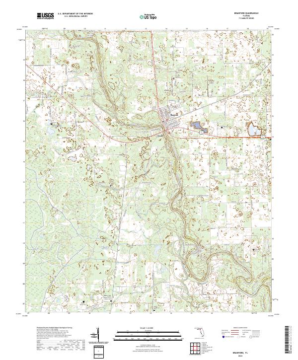 Branford topographic map thumbnail