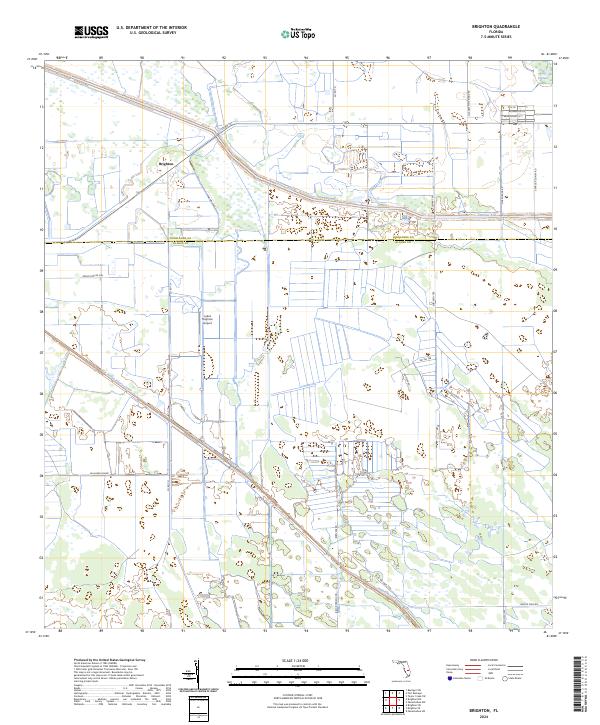 Brighton topographic map thumbnail