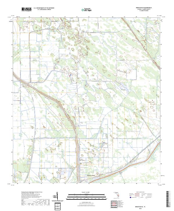 Brighton SE topographic map thumbnail