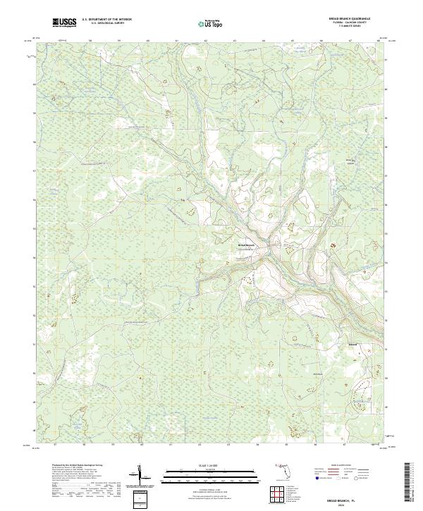 Broad Branch topographic map thumbnail