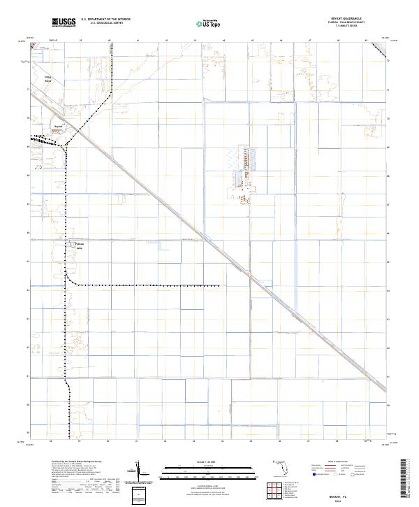 Bryant topographic map thumbnail