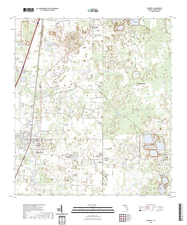 Bushnell topographic map thumbnail