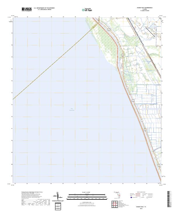 Chancy Bay topographic map thumbnail