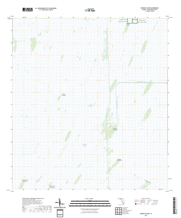 Chekika Island topographic map thumbnail