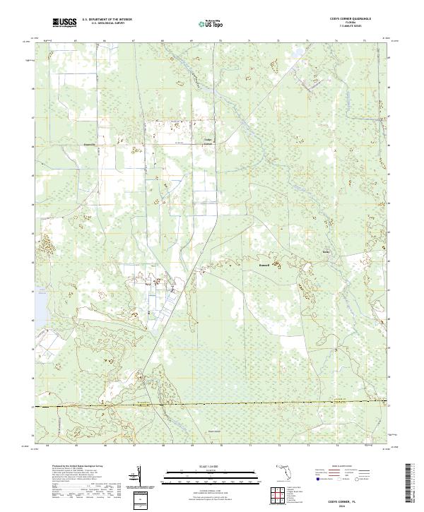 Codys Corner topographic map thumbnail