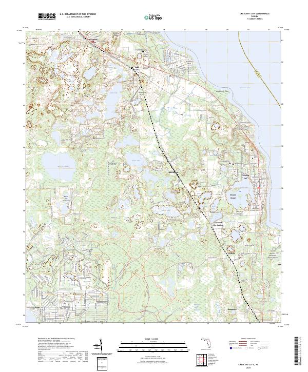 Crescent City topographic map thumbnail
