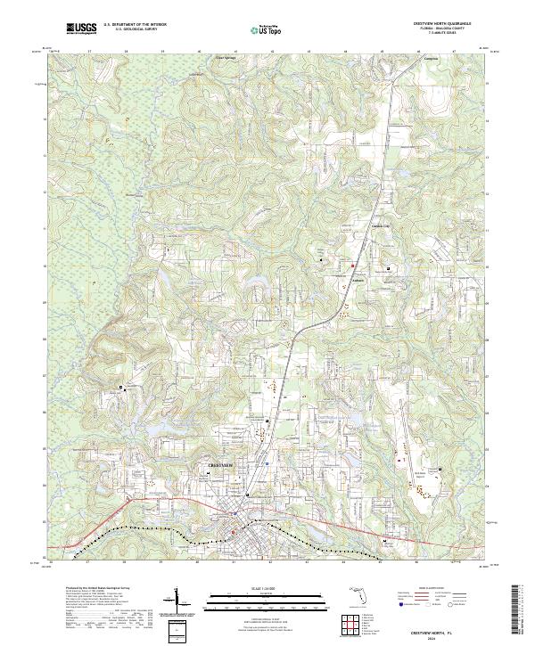 Crestview North topographic map thumbnail