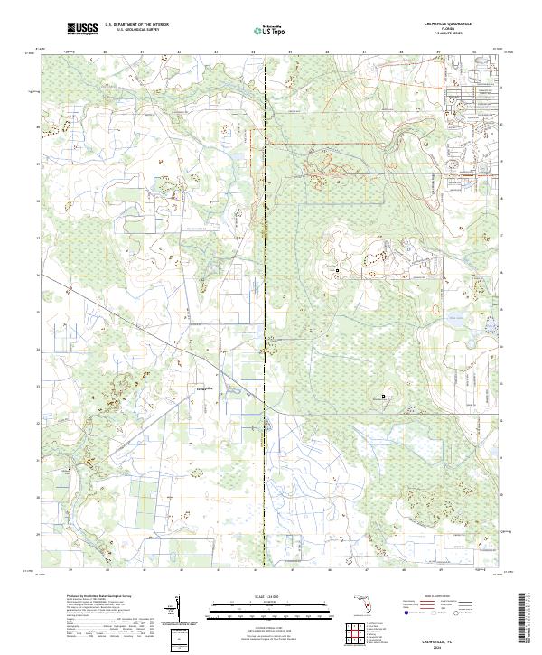 Crewsville topographic map thumbnail