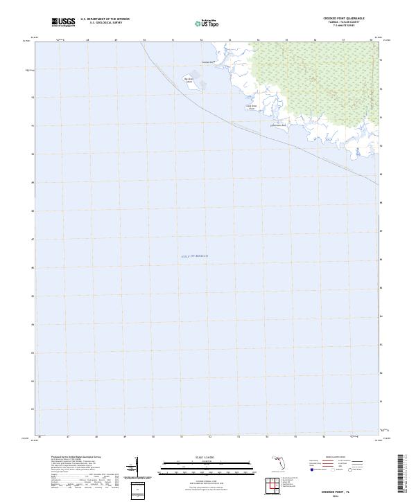 Crooked Point 2024 topographic map thumbnail