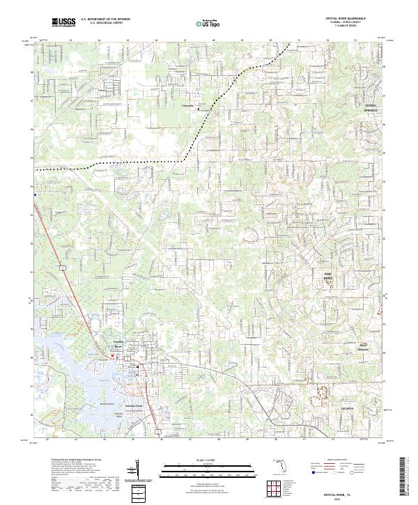 Crystal River topographic map thumbnail