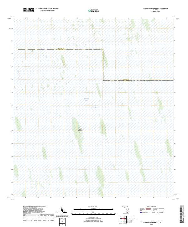 Custard Apple Hammock topographic map thumbnail