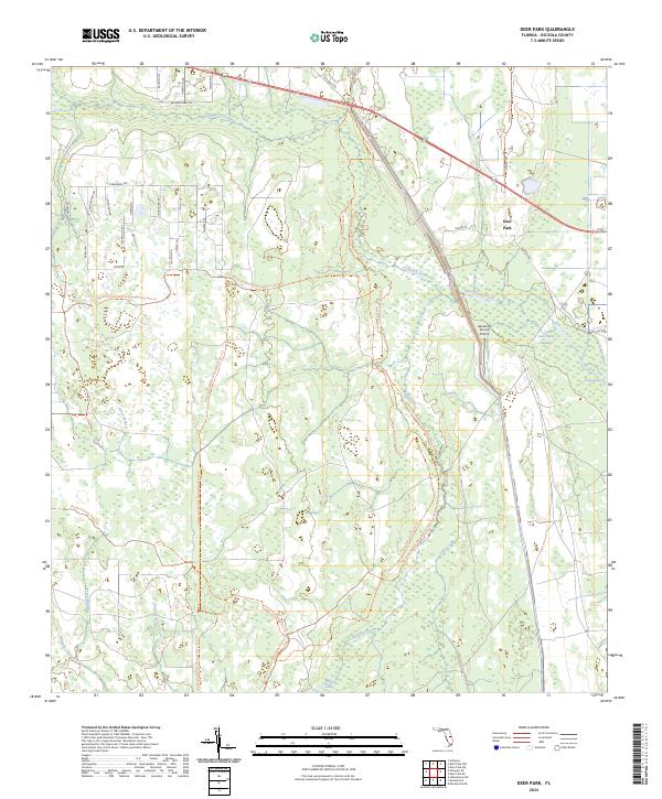 Deer Park topographic map thumbnail