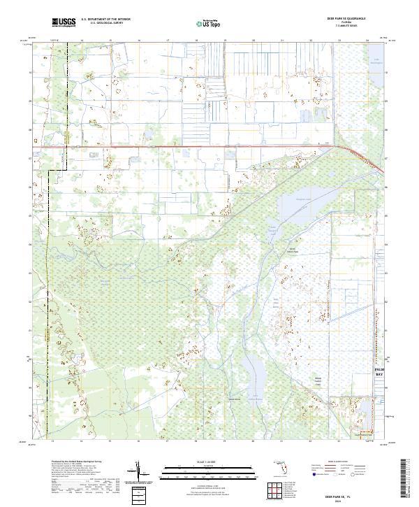 Deer Park SE topographic map thumbnail