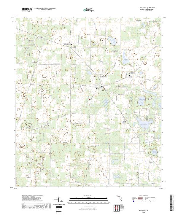 Dellwood topographic map thumbnail