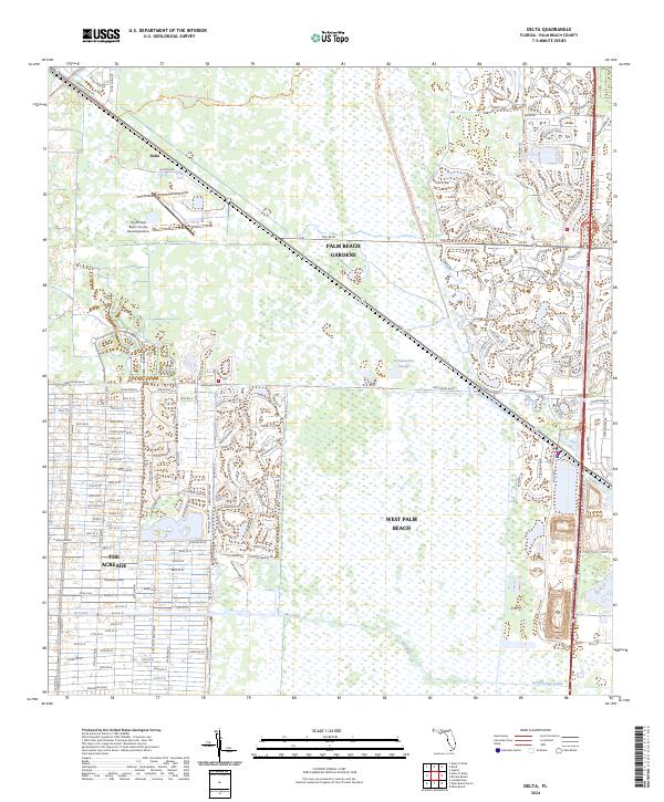 Delta topographic map thumbnail