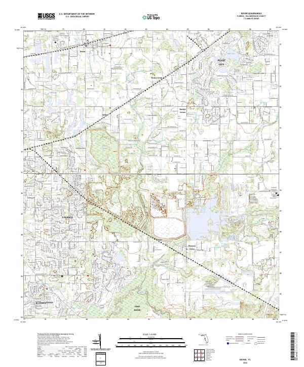 Dover topographic map thumbnail