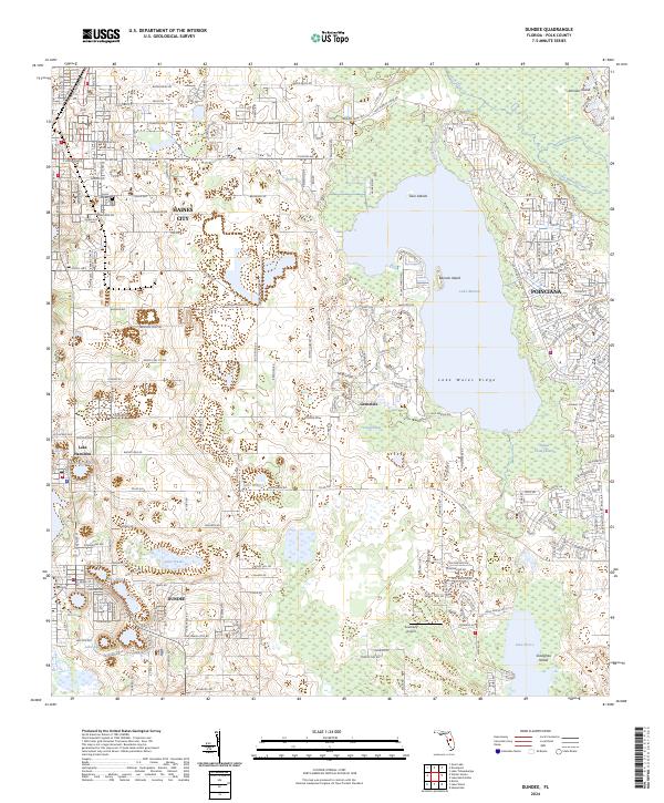 Dundee topographic map thumbnail
