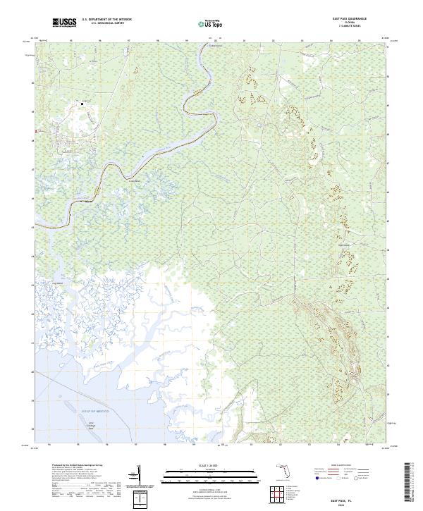 East Pass 2024 topographic map thumbnail