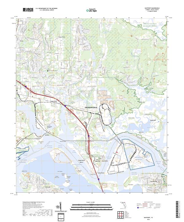 Eastport topographic map thumbnail