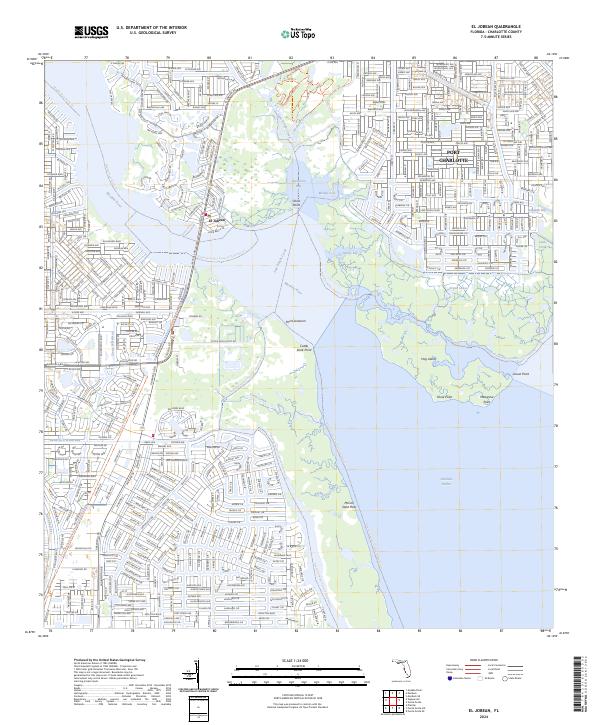 El Jobean topographic map thumbnail