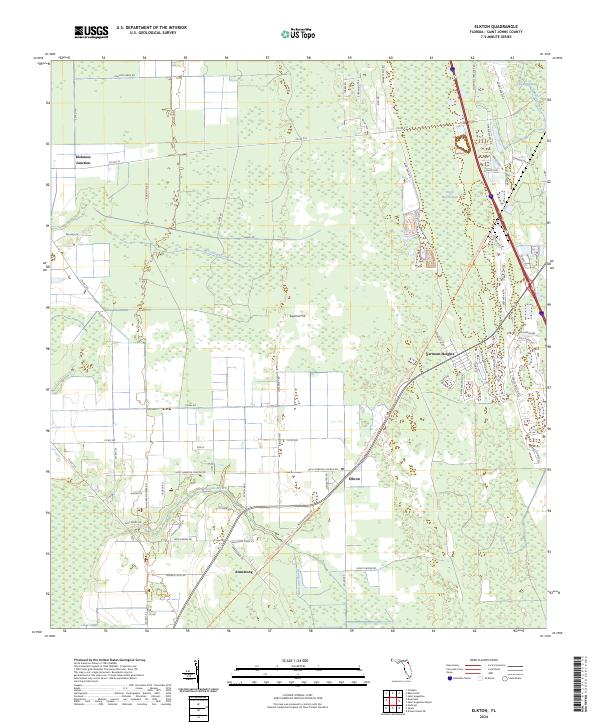 Elkton topographic map thumbnail