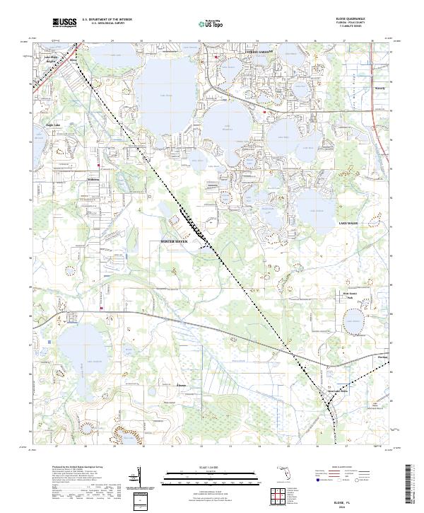 Eloise topographic map thumbnail