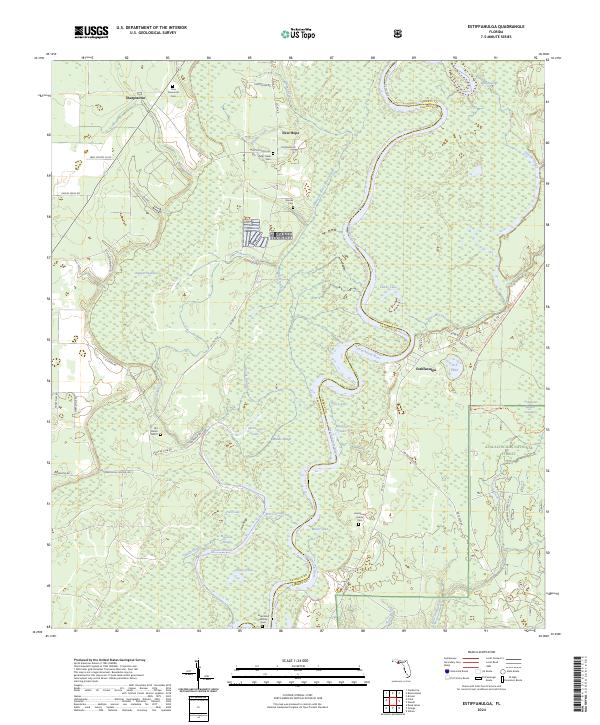 Estiffanulga topographic map thumbnail