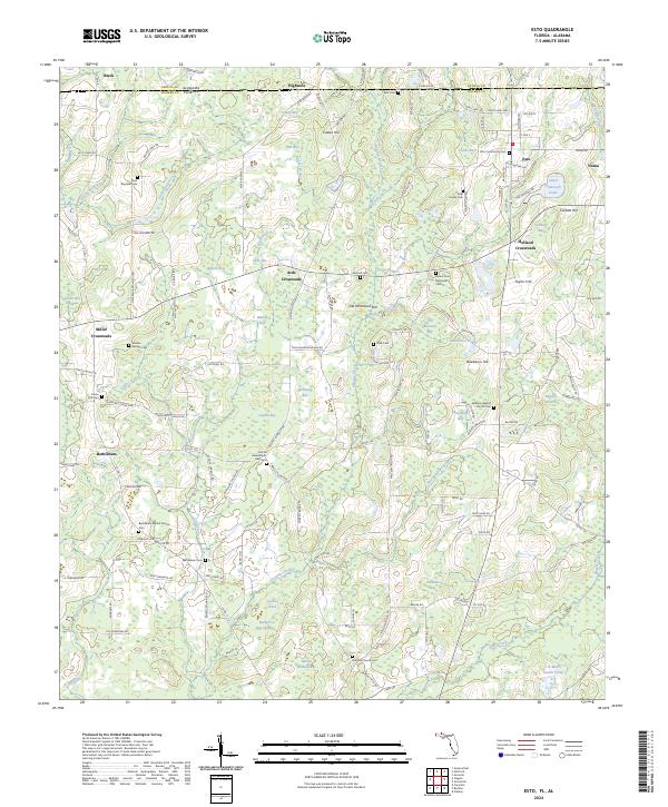 Esto topographic map thumbnail