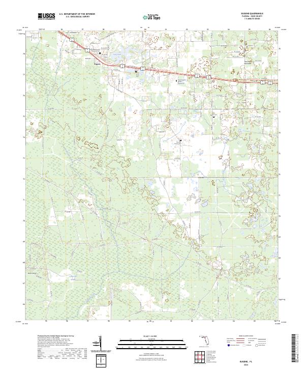 Eugene topographic map thumbnail