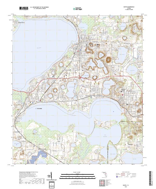 Eustis topographic map thumbnail