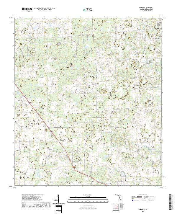 Fairfield topographic map thumbnail