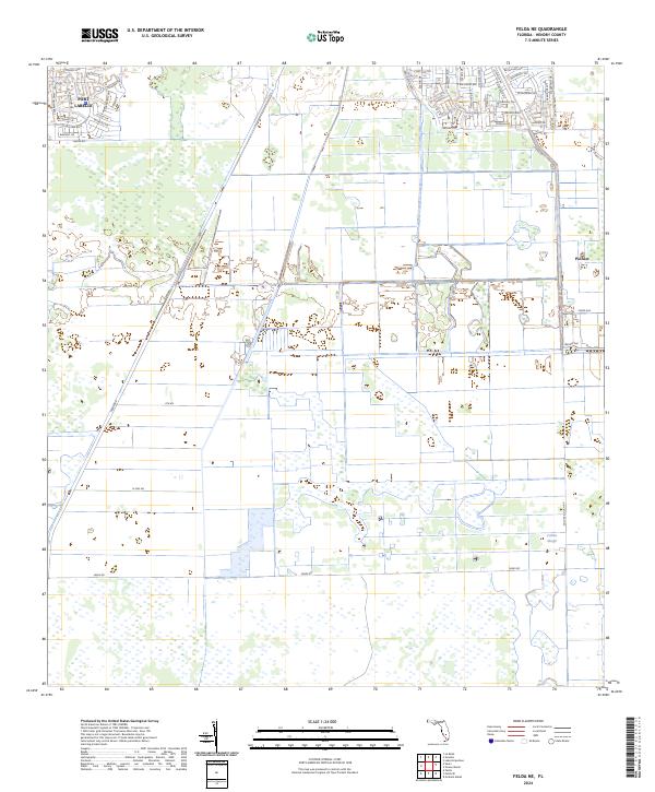 Felda NE topographic map thumbnail