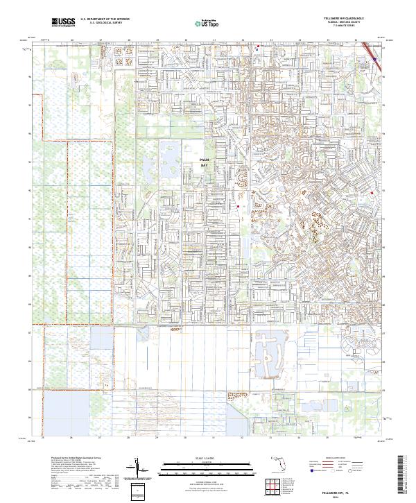 Fellsmere NW topographic map thumbnail