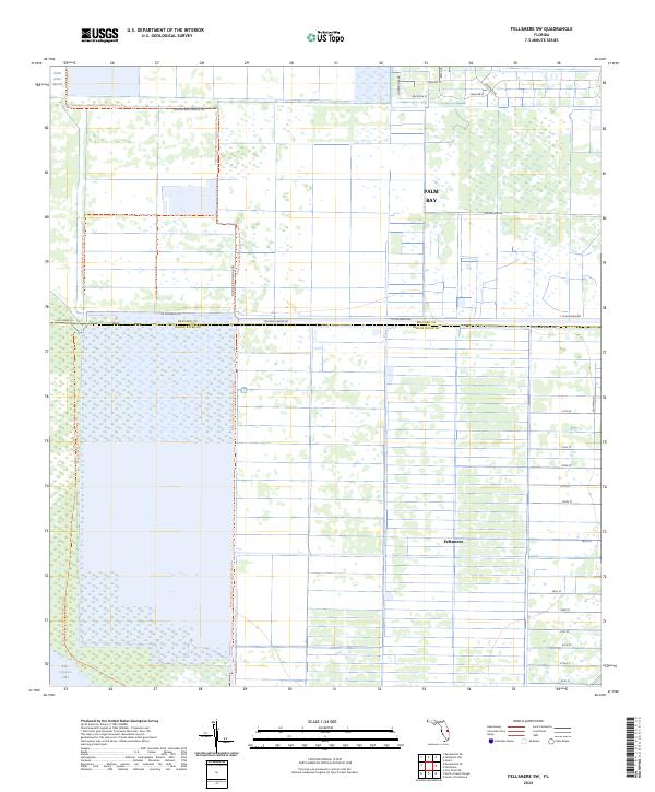 Fellsmere SW topographic map thumbnail