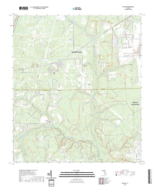 Fiftone topographic map thumbnail
