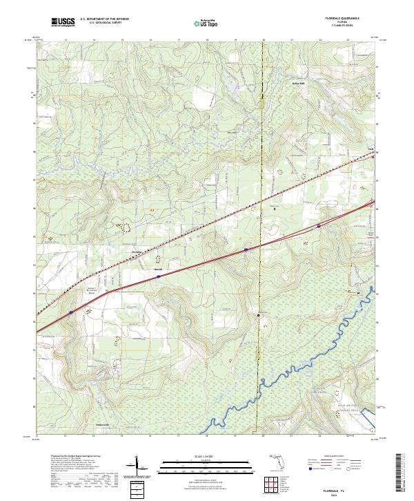Floridale topographic map thumbnail