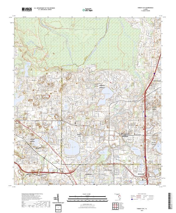 Forest City topographic map thumbnail