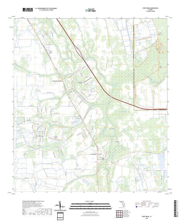 Fort Drum topographic map thumbnail